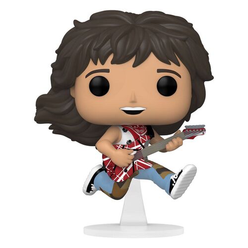 VAN HALEN POP! ROCKS VINYL FIGURA EDDIE VAN HALEN WITH GUITAR 9 CM