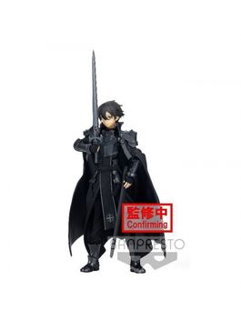 FIGURA SWORD ART ONLINE ALICIZATION RISING STEEL INTEGRITY KNIGHT KIRITO FIGURE 16CM DE BANPRESTO