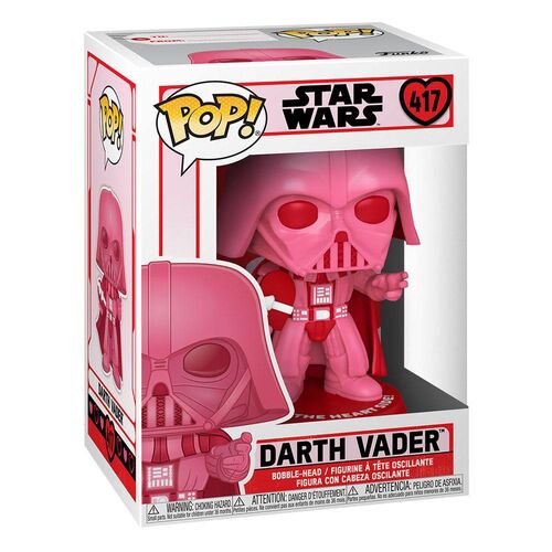 STAR WARS VALENTINES POP! STAR WARS VINYL FIGURA VADER W/HEART 9 CM