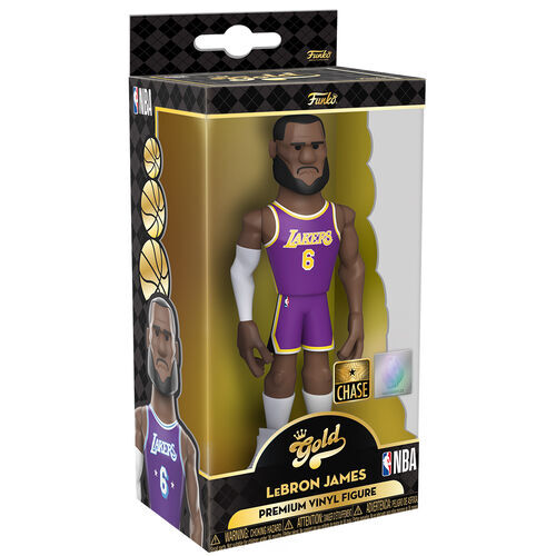 NBA: LAKERS FIGURAS VINYL GOLD 13 CM LEBRON JAMES (CITY) ED. CHASE