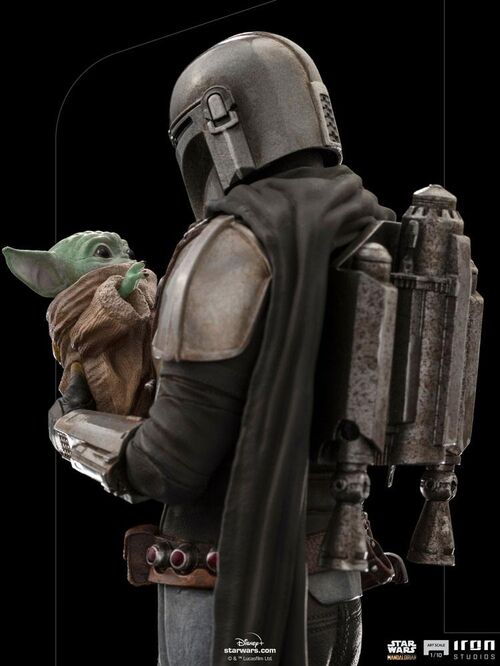 STAR WARS THE MANDALORIAN ESTATUA 1/10 ART SCALE MANDALORIAN & GROGU 22 CM