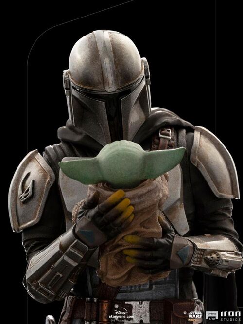 STAR WARS THE MANDALORIAN ESTATUA 1/10 ART SCALE MANDALORIAN & GROGU 22 CM