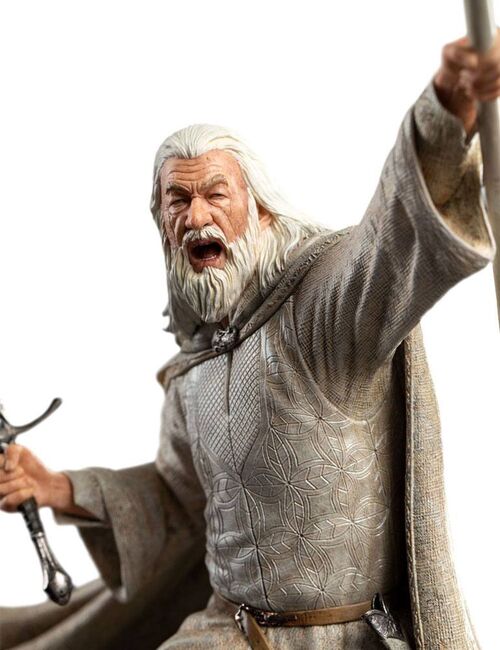 EL SEOR DE LOS ANILLOS FIGURES OF FANDOM ESTATUA PVC GANDALF EL BLANCO 23 CM