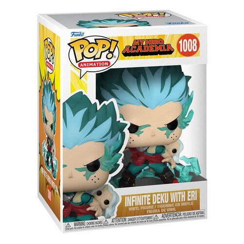 MY HERO ACADEMIA FIGURA POP! ANIMATION VINYL INFINITE DEKU W/ERI 9 CM