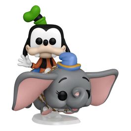 WALT DISNEY WORLD 50TH ANNIVERSARY POP! RIDES SUPER DELUXE VINYL FIGURA DUMBO W/GOOFY 15 CM