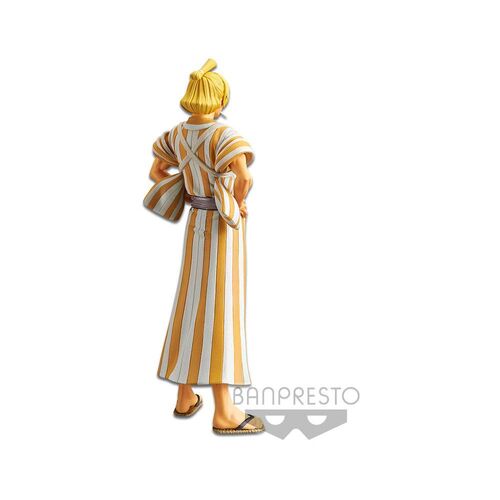 ONE PIECE ESTATUA PVC DXF GRANDLINE MEN SANJI (WANO KUNI) 17 CM