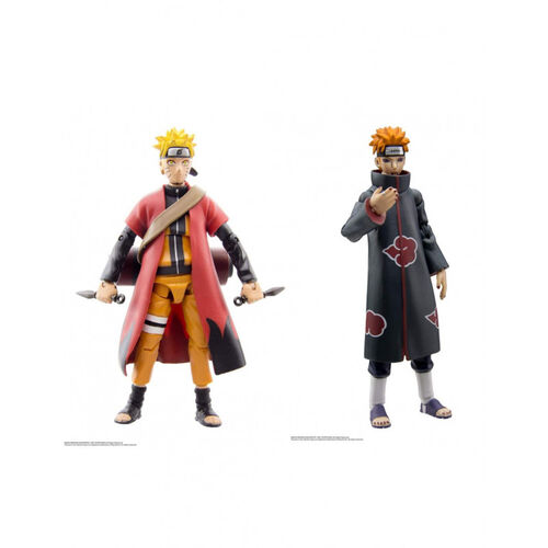 NARUTO 25 ANIVERSARIO PACK DOS MODELOS NARUTO VS PAIN FIG 10 CM