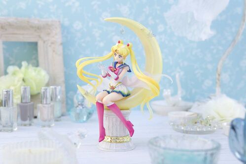 SAILOR MOON ETERNAL ESTATUA PVC FIGUARTSZERO CHOUETTE SUPER SAILOR MOON BRIGHT MOON 19 CM