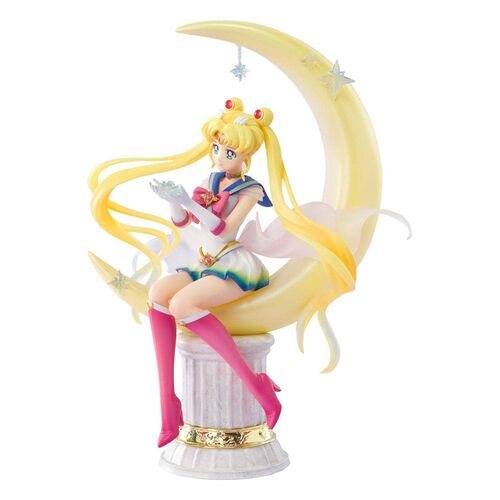 SAILOR MOON ETERNAL ESTATUA PVC FIGUARTSZERO CHOUETTE SUPER SAILOR MOON BRIGHT MOON 19 CM