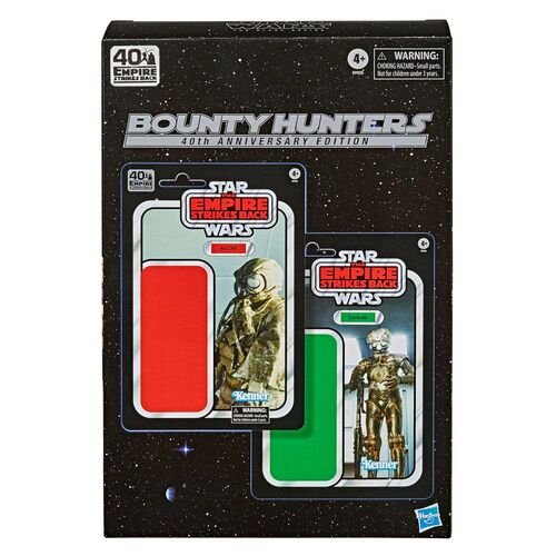 STAR WARS EPISODE V BLACK SERIES PACK DE 2 FIGURAS BOUNTY HUNTERS 40TH ANNIVERSARY EDITION 15 CM