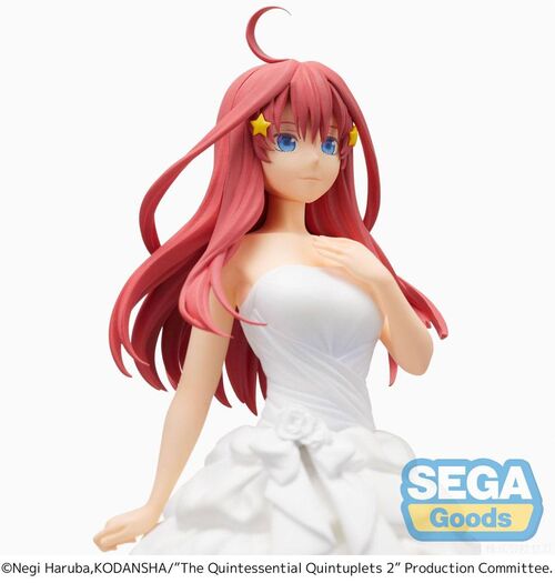 THE QUINTESSENTIAL QUINTUPLETS ESTATUA PVC SPM ITSUKI NAKANO BRIDE VER. 21 CM