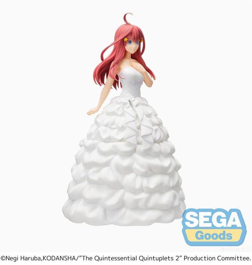 THE QUINTESSENTIAL QUINTUPLETS ESTATUA PVC SPM ITSUKI NAKANO BRIDE VER. 21 CM