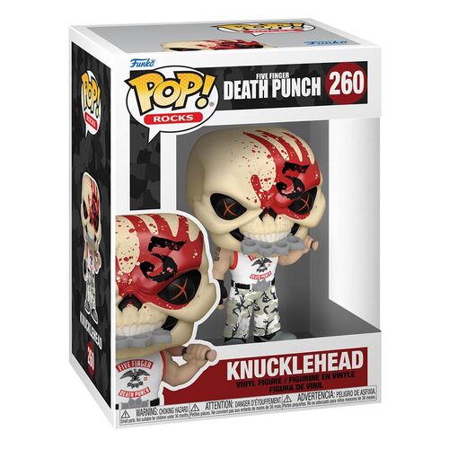 KNUCKLEHEAD 9 CM FIVE FINGER DEATH PUNCH FIGURA POP! ROCKS VINYL