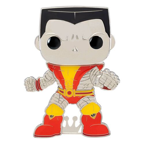 CHAPA ESMALTADA COLOSSUS 10 CM MARVEL POP! PIN