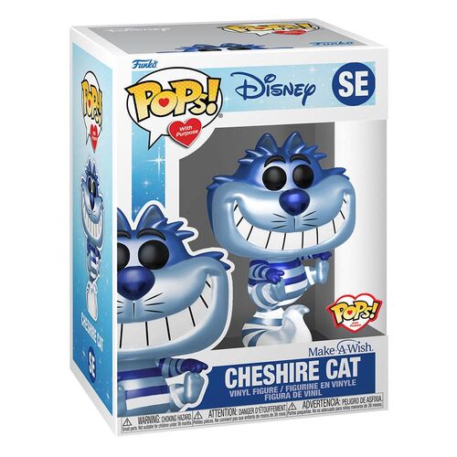 DISNEY MAKE A WISH 2022 FIGURA POP! DISNEY VINYL CHESHIRE CAT (METALLIC) 9 CM