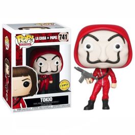 FIGURA TOKYO CON MASCARA CHASE FUNKO POP LA CASA DE PAPEL
