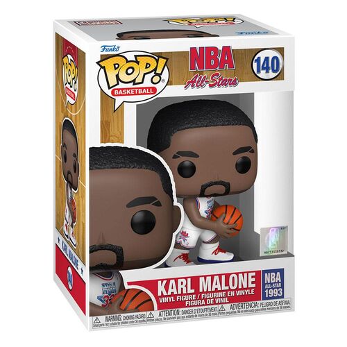 FIGURA KARL MALONE (WHITE ALL STAR UNI 1993) 9 CM NBA LEGENDS POP! BASKETBALL VINYL