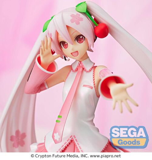 HATSUNE MIKU ESTATUA SPM SAKURA MIKU VER. 3 21 CM